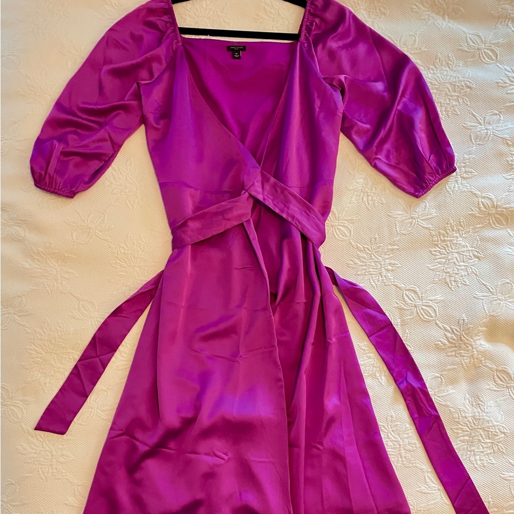 Vibrant Ann Taylor Wrap Dress